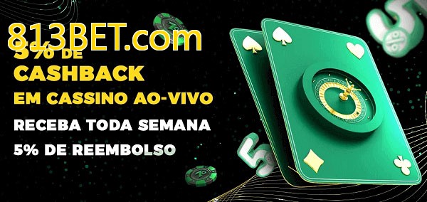 Promoções do cassino ao Vivo 813BET.com